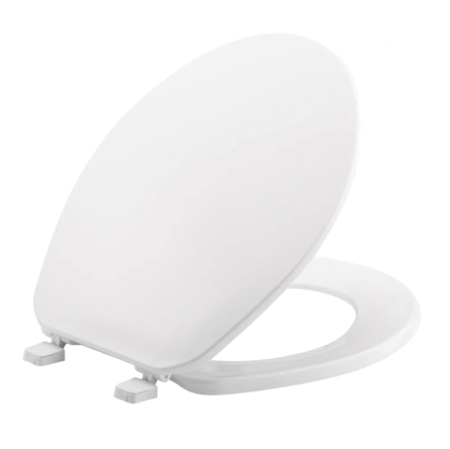 Church 70TL 000 Economy Round Plastic Toilet Seat, White