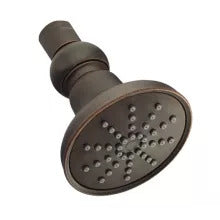 Danze D460054BR Mono Round 3 1/2" 1 Function Showerhead 2.5gpm Tumbled Bronze 