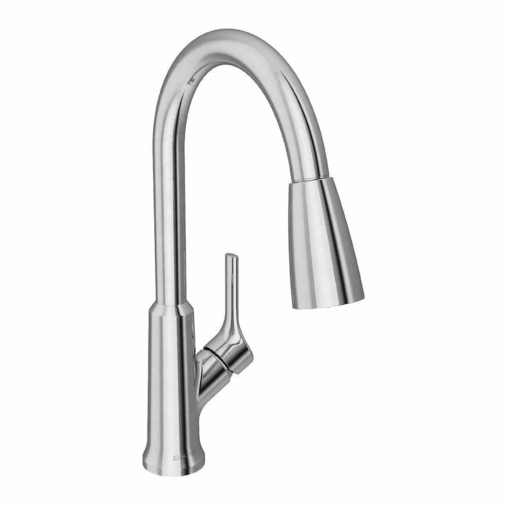 Elkay LK1410CR Single-Handle 2-Setting Pull-Down Spray Kitchen Faucet (Chrome)