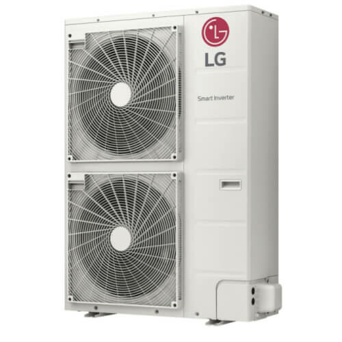 LG Multi F MAX LGRED 2-Zone Heat Pump Set: LMU361HHV 36K Outdoor + (2) LSN180HSV5 18K Wall Units