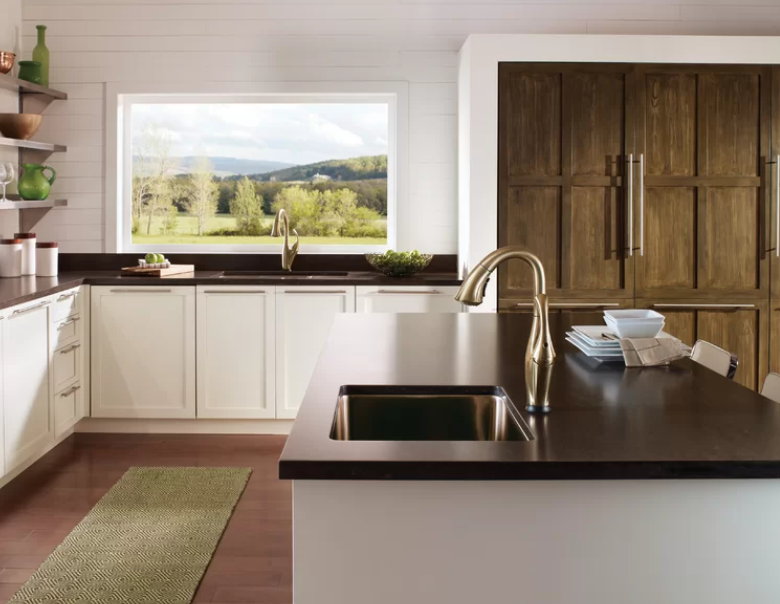 Delta 9992T-CZ-DST Addison Single Handle Pull-Down Bar Faucet, Touch2O Technology, Champagne Bronze 