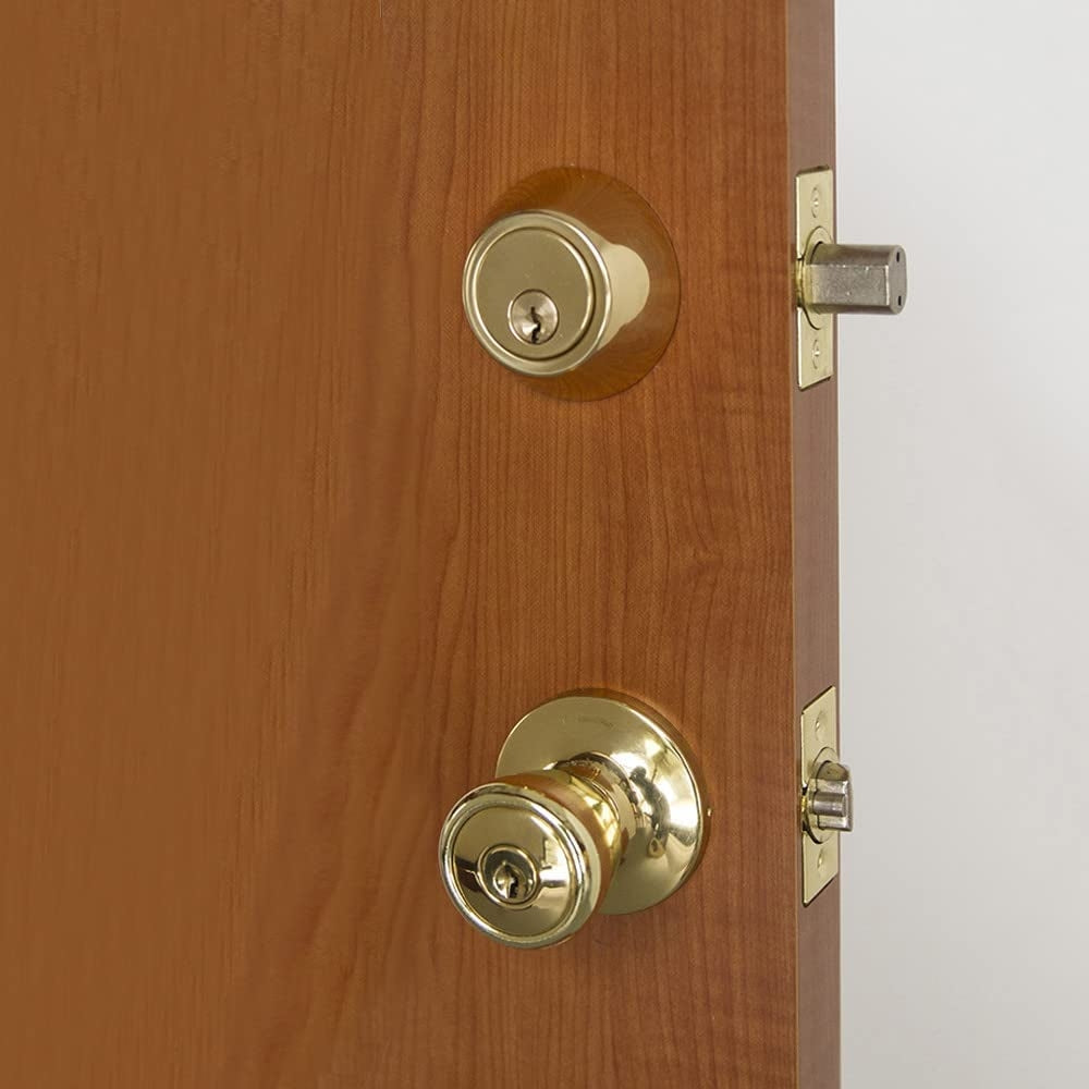 Design House 728857 Gateway Terrace Keyed Entry Single Cylinder Knobset and Deadbolt Combo
