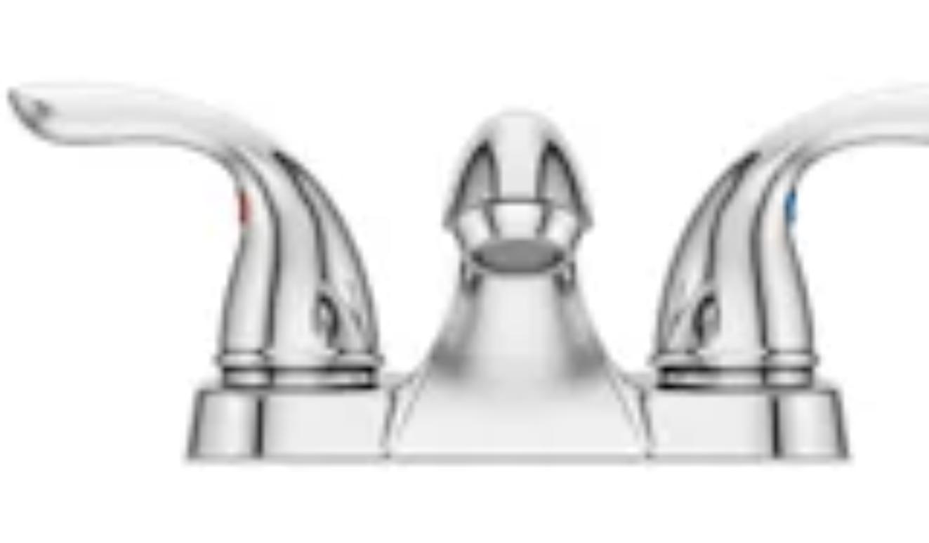 Pfirst Series LF143-8102 4 in. Centerset 2-Handle Bathroom Faucet Combo Kit, Polished Chrome (2-Pack)