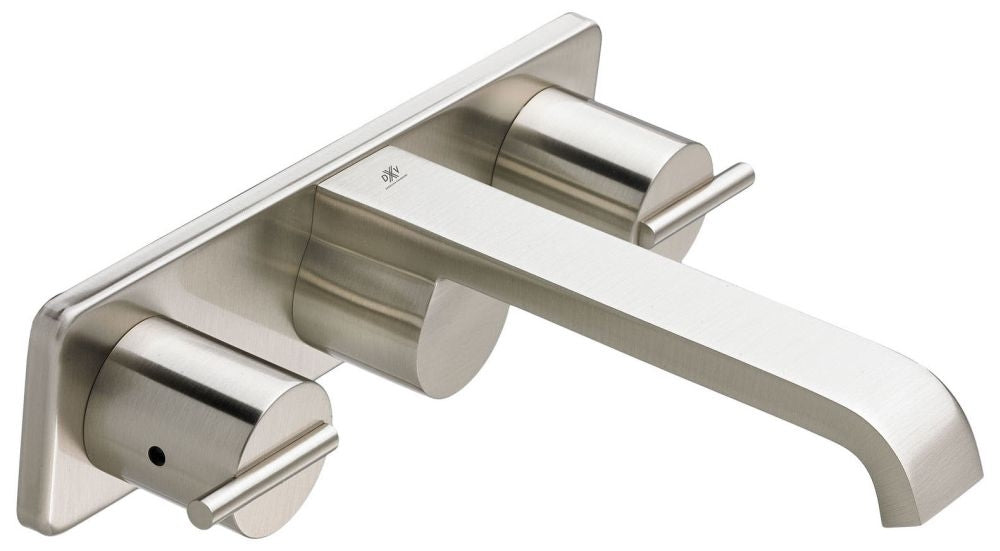 DXV D35100450.144 REM 1.5 GPM Wall Mounted Widespread Bathroom Faucet, Brushed Nickel
