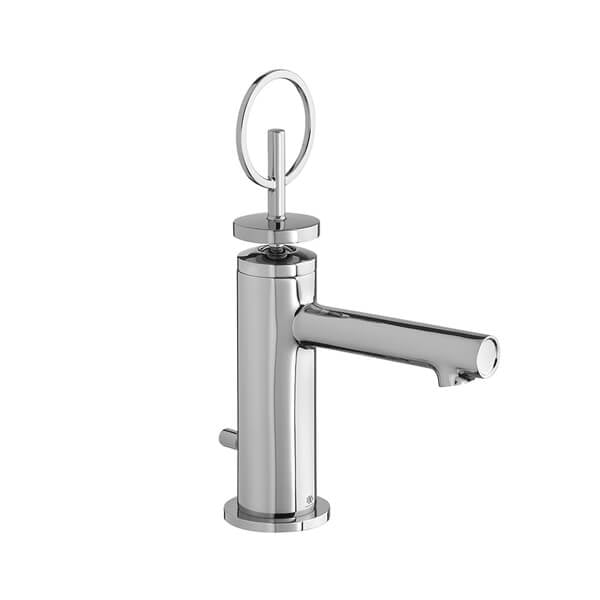 DXV D35105104.100 Percy Single Hole Bathroom Faucet with Pop-Up Drain Assembly, Chrome