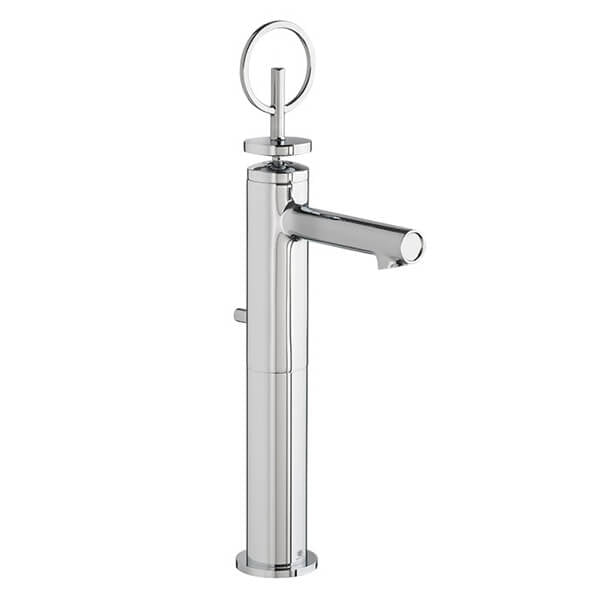 DXV D35105154.100 Percy Single Control Vessel Faucet with Loop Handle, Polished Chrome