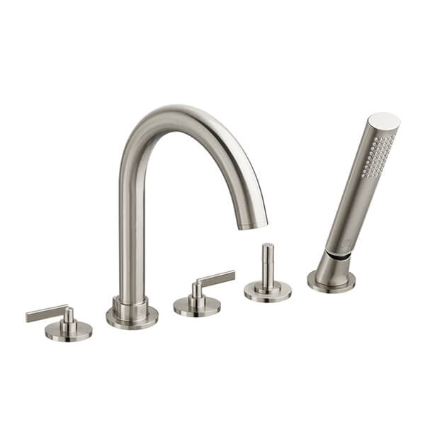 DXV D3510590C.144 Percy Tub Filler with Handshower, Brushed Nickel