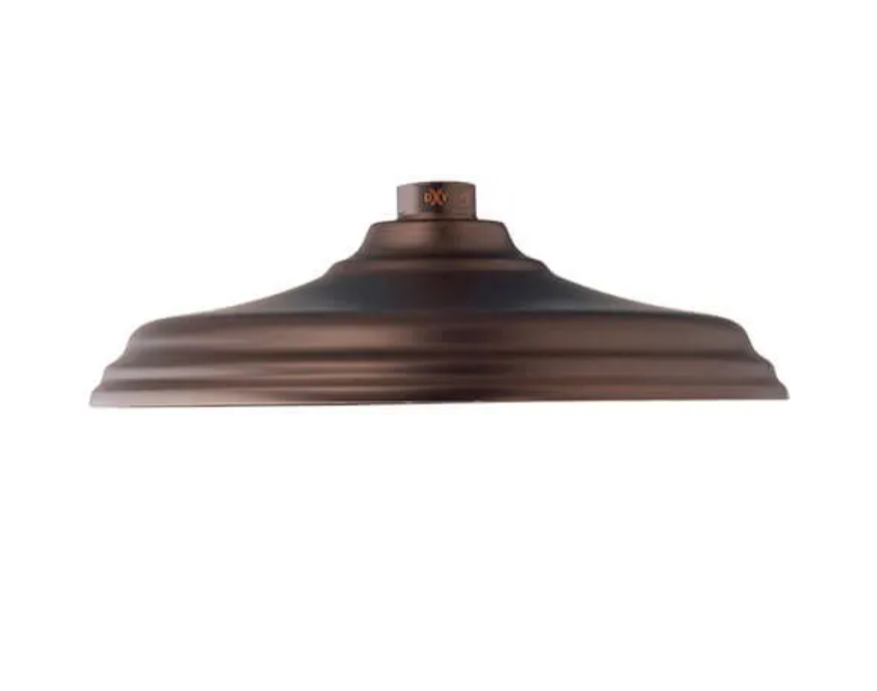 DXV D3570010C.110 Traditional Rain Can Single Function Shower Head, 1.8 GPM, Carbon Bronze