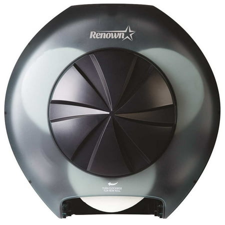 Renown REN05161-WB Black 3-Roll OptiCore Toilet Paper Dispenser