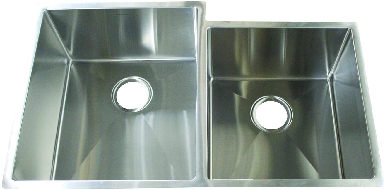 Frigidaire FPUR3320-D1010 Double Bowl Undermount Kitchen Sink, Stainless Steel