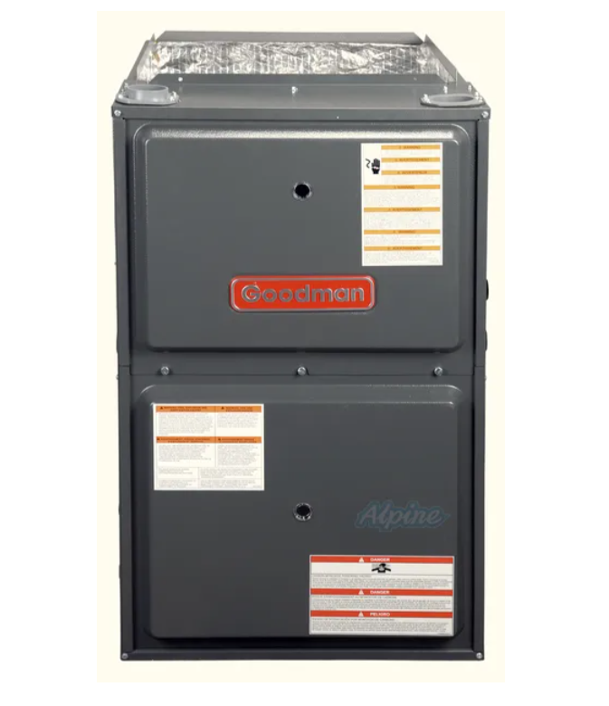 Goodman GMEC960402BN Two-Stage Gas Furnace, Upflow/Horizontal, 40K Btu/hr, 115 V, 800 CFM