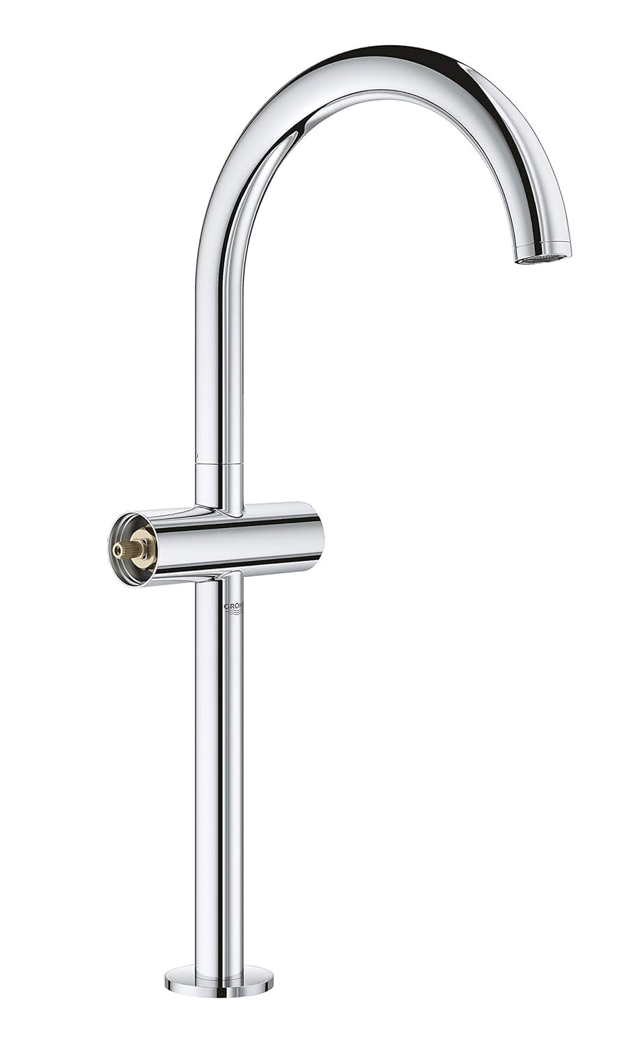 Grohe 21046003 Atrio Single-Hole Double Handle Bathroom Faucet, Starlight Chrome