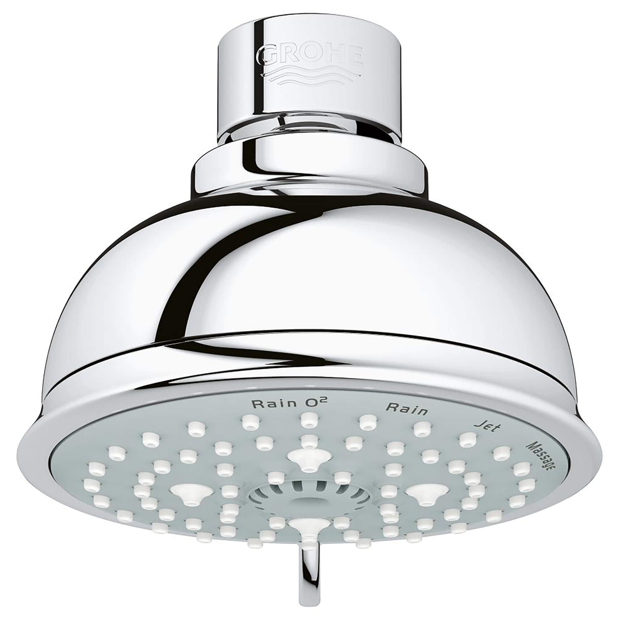 Grohe 26045000 Tempesta Rustic 100 Shower Head, Chrome