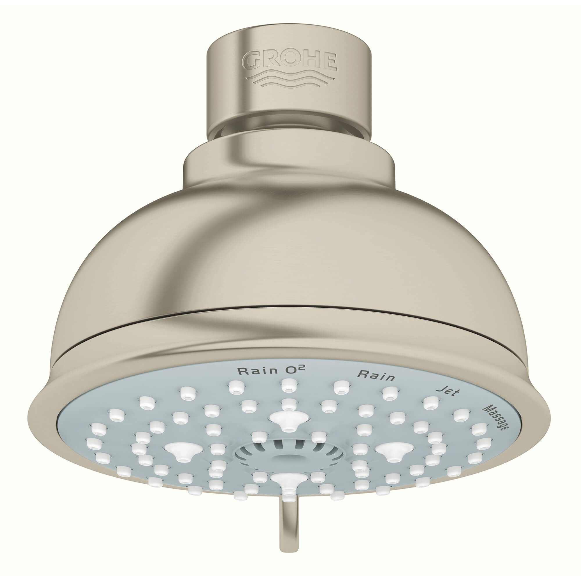 Grohe 26045EN0 Tempesta Rustic Shower Head, Brushed Nickel