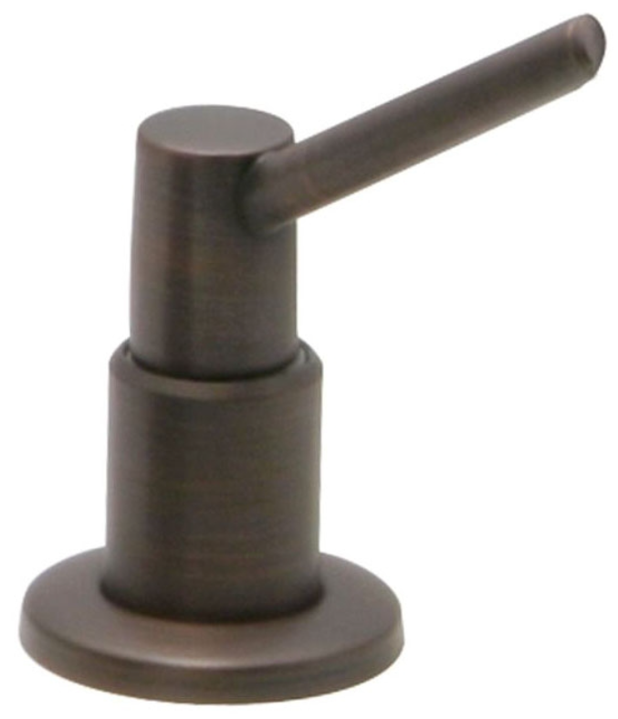 Huntington Brass P0145103 Contemporary Soap Dispenser, Antique Bronze