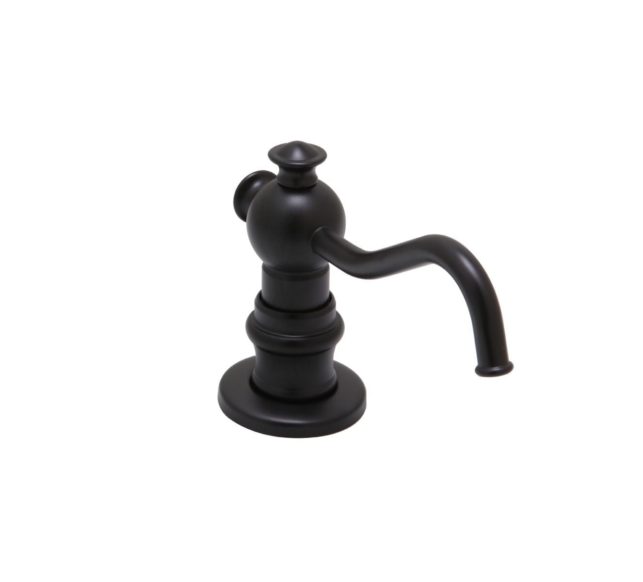 Huntington Brass P0245149 Classic Style Soap Dispenser, Matte Black