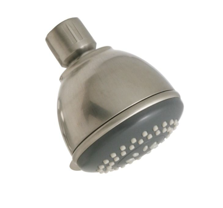 Huntington Brass P0427302 4 Setting Shower Head, PVD Satin Nickel