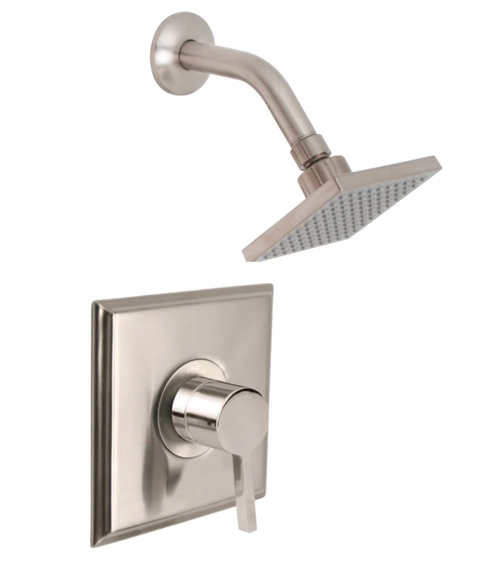 Huntington Brass P6120302 Emory Shower Faucet, Satin Nickel