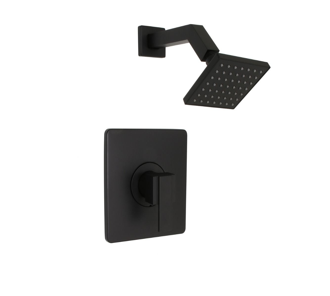 Huntington Brass P6182049 Razo Shower Trim, Matte Black