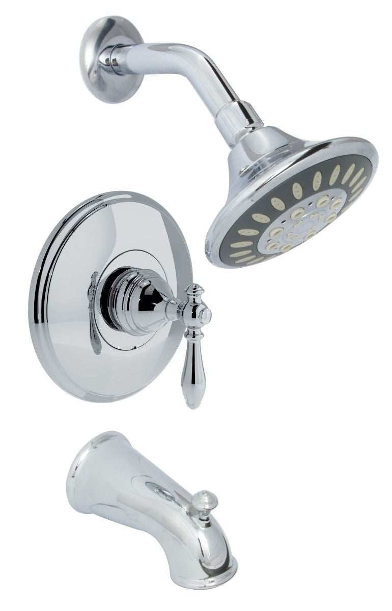 Huntington Brass P6361201 Sherington Tub & Shower, Chrome