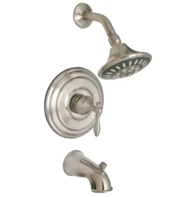Huntington Brass P6361202 Sherington Tub & Shower, Satin Nickel