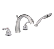 Huntington Brass S7420601-2 Cypress 4-pc Roman Tub Filler, Chrome