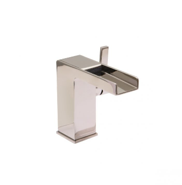 Huntington Brass W3181714-4 Razo Single Hole Open Channel Faucet in Polished Nickel