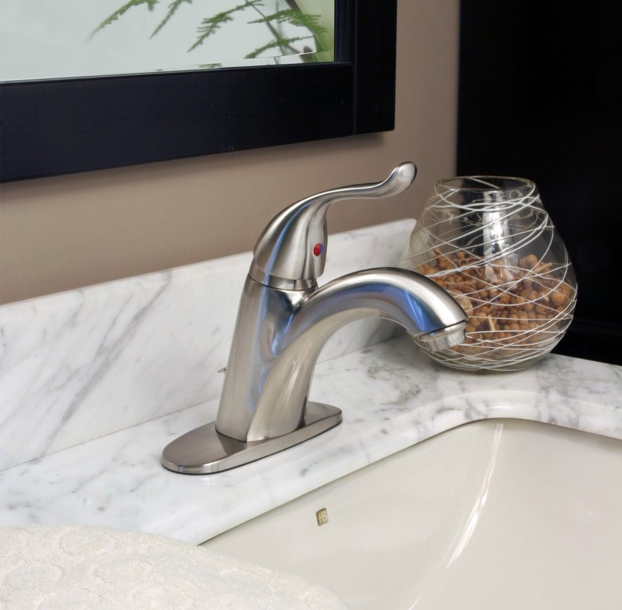 Huntington Brass W3202829-2 Lavatory Faucet, Satin Nickel 