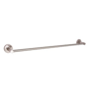 Huntington Brass Y1180214 Round Style Towel Bar, Polished Nickel PVD