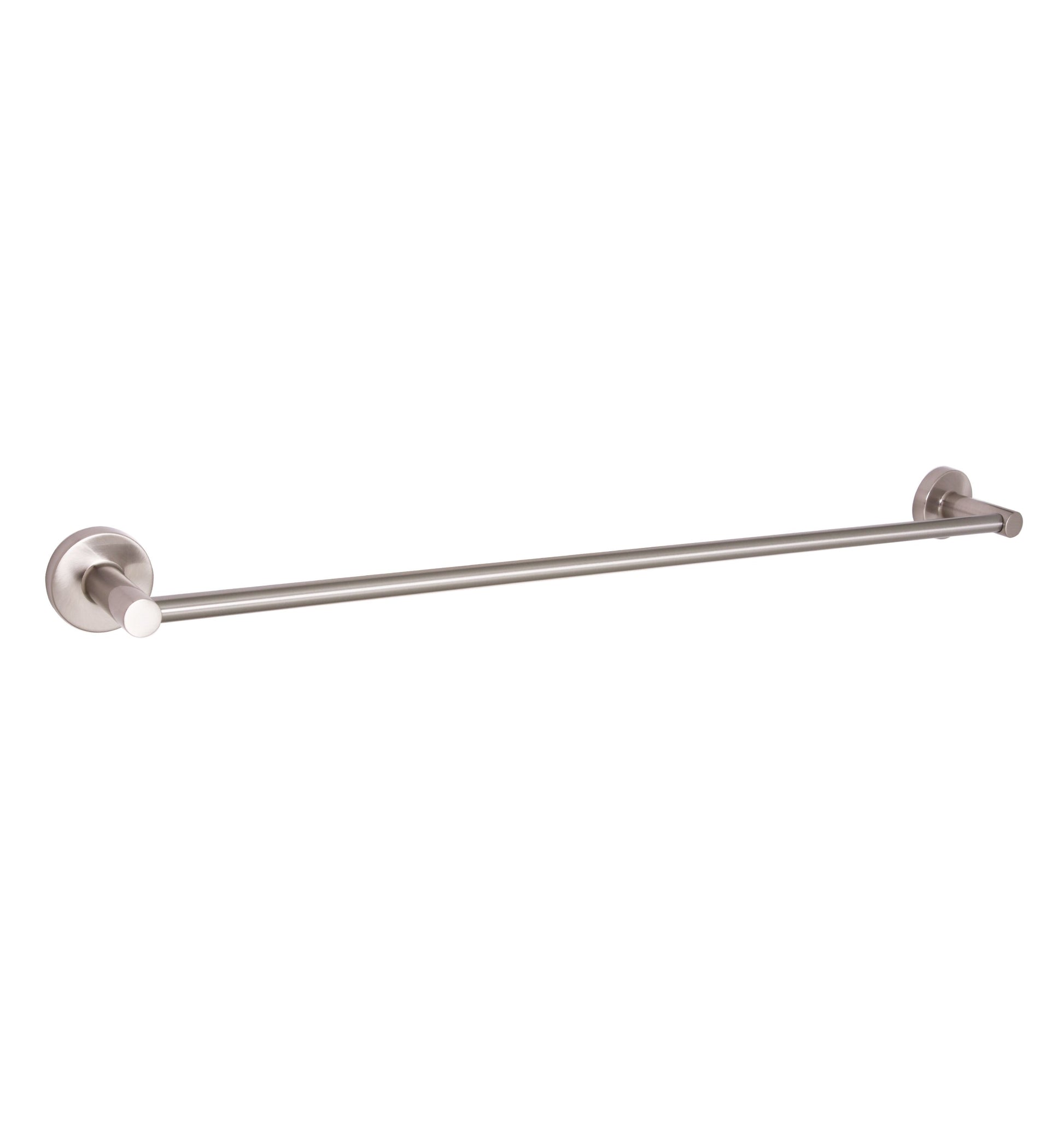 Huntington Brass Y1180214 Round Style Towel Bar, Polished Nickel PVD