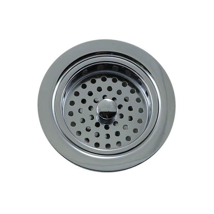 Mountain MT8799/CPB Kitchen Sink Strainer-Brass Body & Basket, Polished Chrome