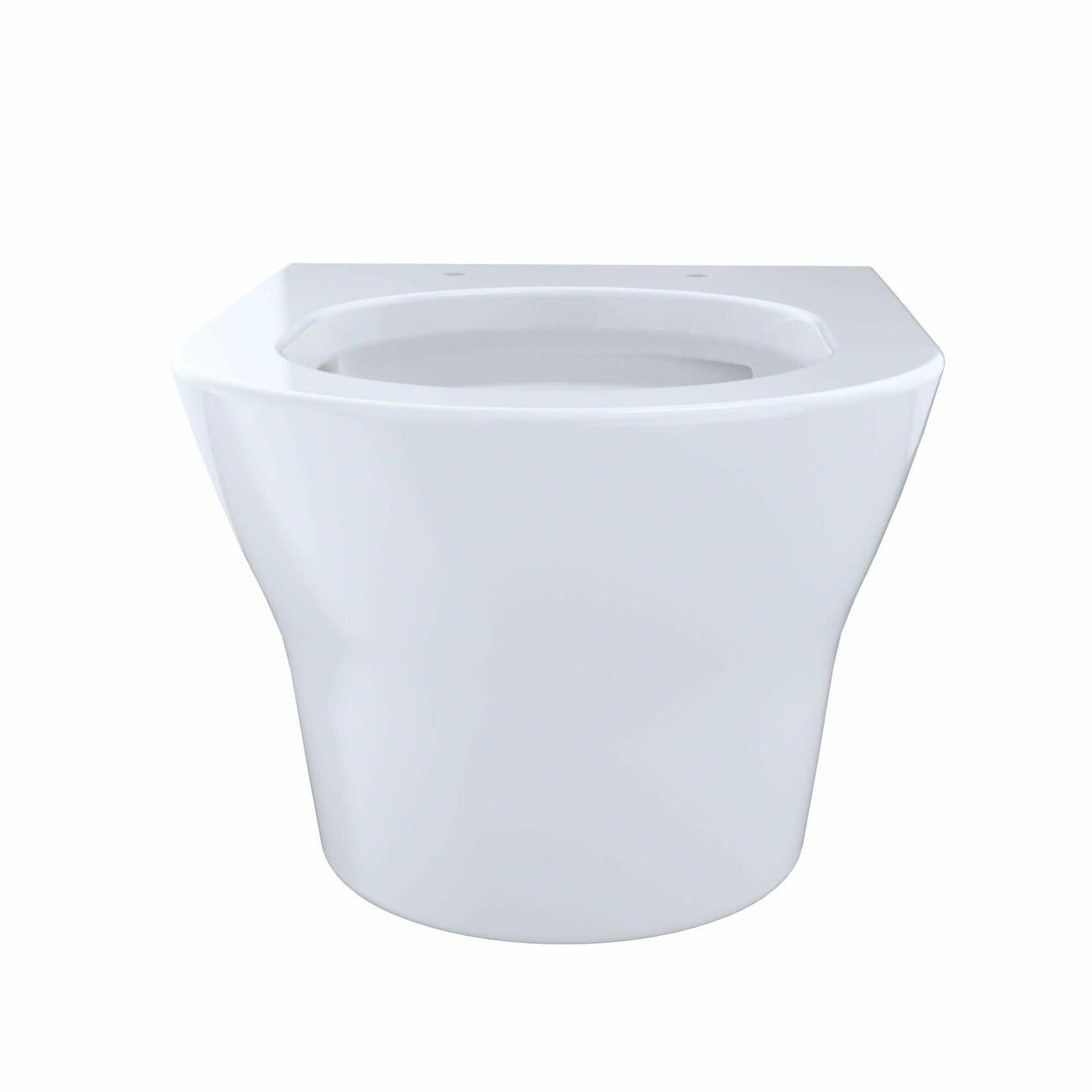 TOTO CT437FG#01 MH Wall Hung D Shape Bowl, Cotton White