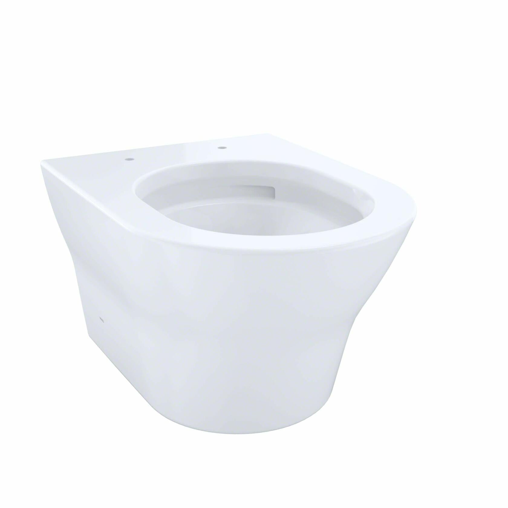 TOTO CT437FG#01 MH Wall Hung D Shape Bowl, Cotton White