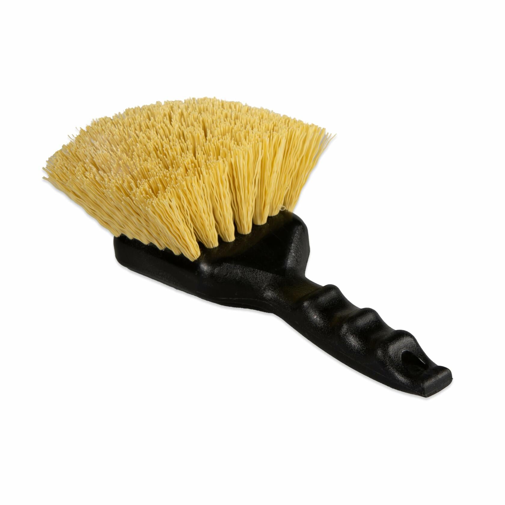 SPARTA 3650500 Plastic Scrub Utility Brush With Polypropylene Bristles For Cleaning, 8 Inches, Black