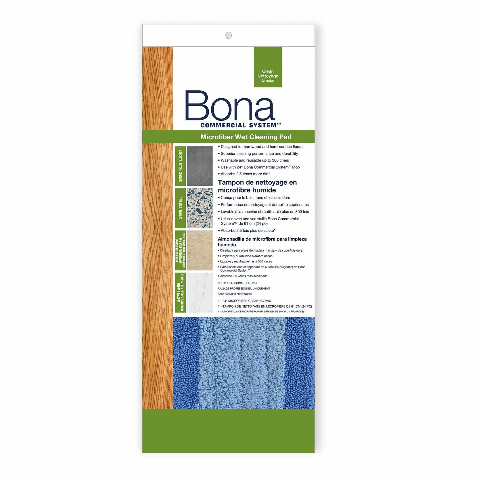 Bona Commercial System Microfiber Cleaning Pad