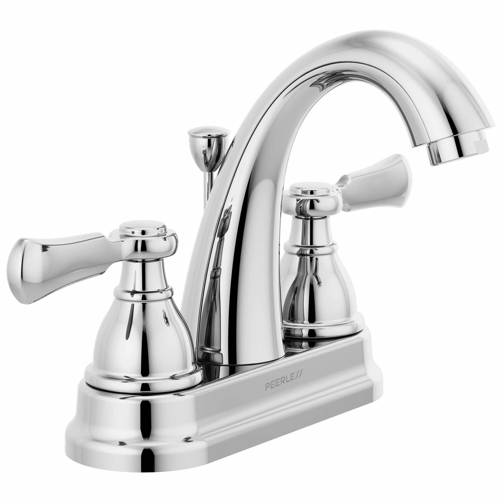 Peerless P2565LF Elmhurst Two-Handle Centerset Bathoom Faucet, Chrome