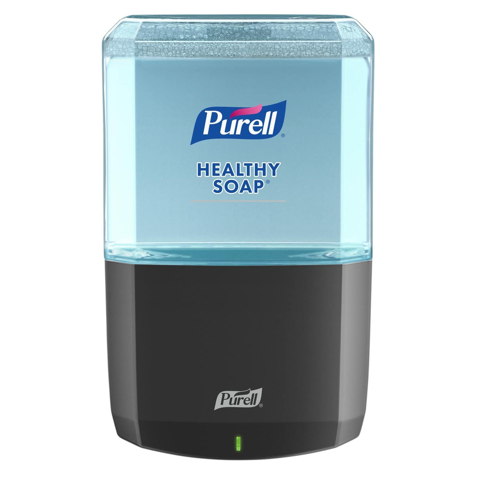 PURELL ES6 Automatic Wall-Mounted Hand Soap Dispenser, Graphite, without 1200 mL PURELL HEALTHY SOAP Refills (Pack of 1)