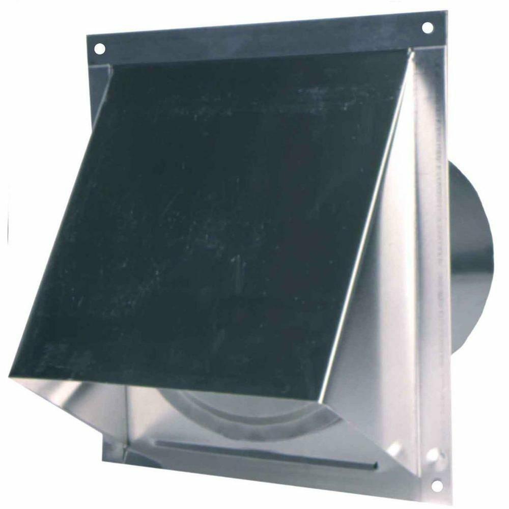 Master Flow 6 in. Round Wall Vent with Screen and Damper