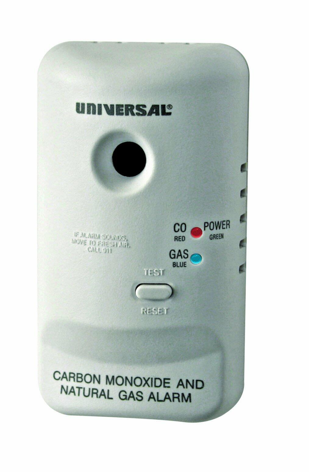 Universal Security Instruments MCN400B M Series Plug-In Carbon Monoxide and Natural Gas Alarm with 9-Volt Battery Backup