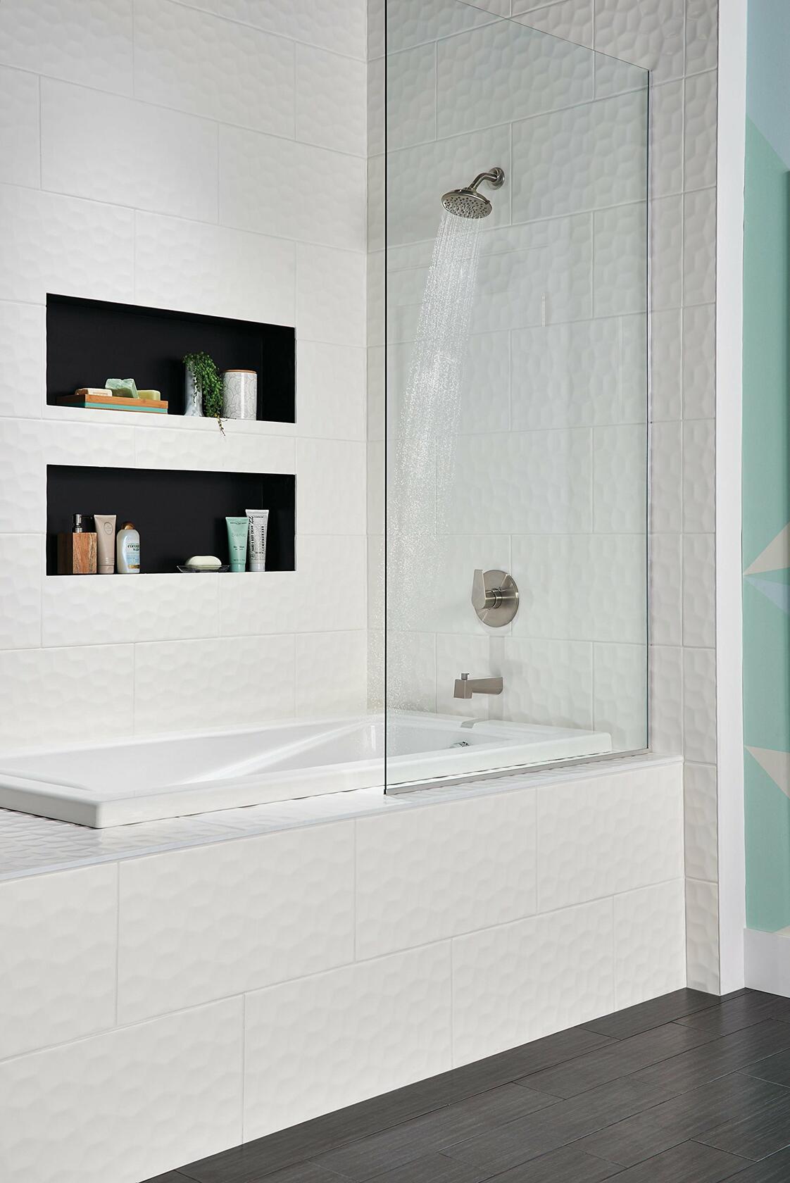Peerless PTT14419-BN XANDER MultiChoice Tub Shower, Brushed Nickel