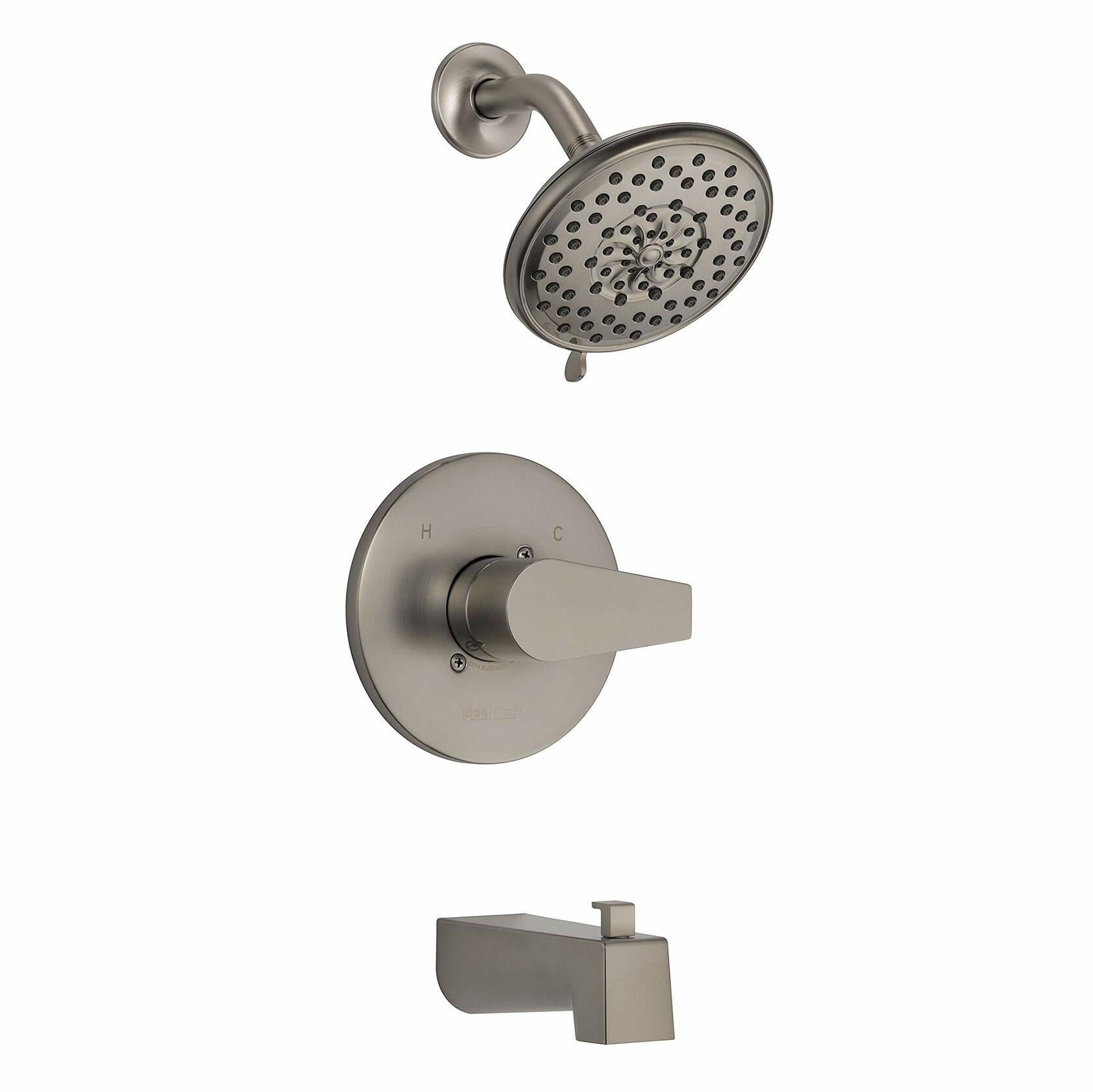 Peerless PTT14419-BN XANDER MultiChoice Tub Shower, Brushed Nickel
