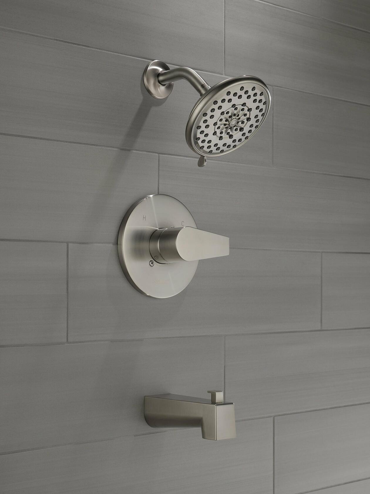 Peerless PTT14419-BN XANDER MultiChoice Tub Shower, Brushed Nickel