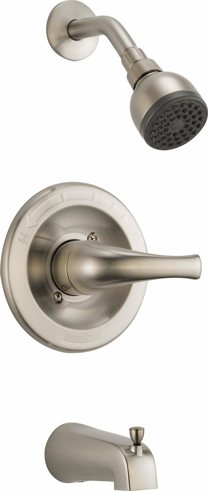 Peerless PTT188773-BN Tub and Shower Trim Kit, Brushed Nickel