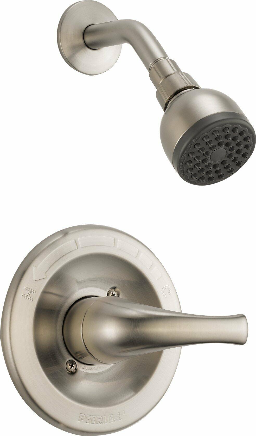 Peerless Faucet PTT188763-BN Choice Shower Trim kit only, Brushed Nickel