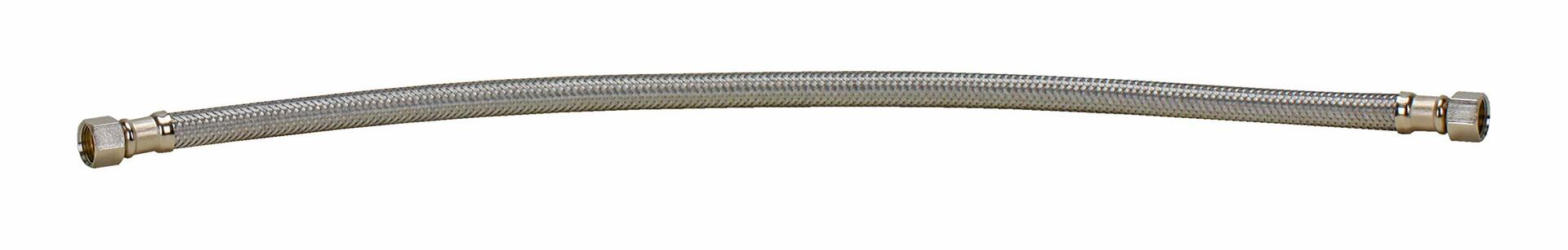 Fluidmaster B6F20 Faucet Connector, Braided Stainless Steel - 3/8 Female Compression Thread x 3/8 Female Compression Thread