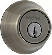Kwikset 96609-007 Single Cylinder Deadbolt, Satin Nickel