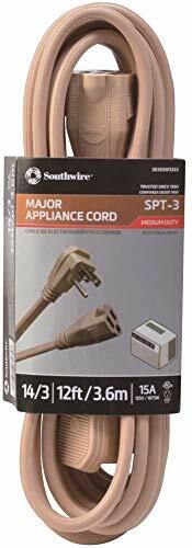 Coleman Cable 3535 14/3 General-Use Appliance Extension Cord; 12-Foot; beige (035353323)
