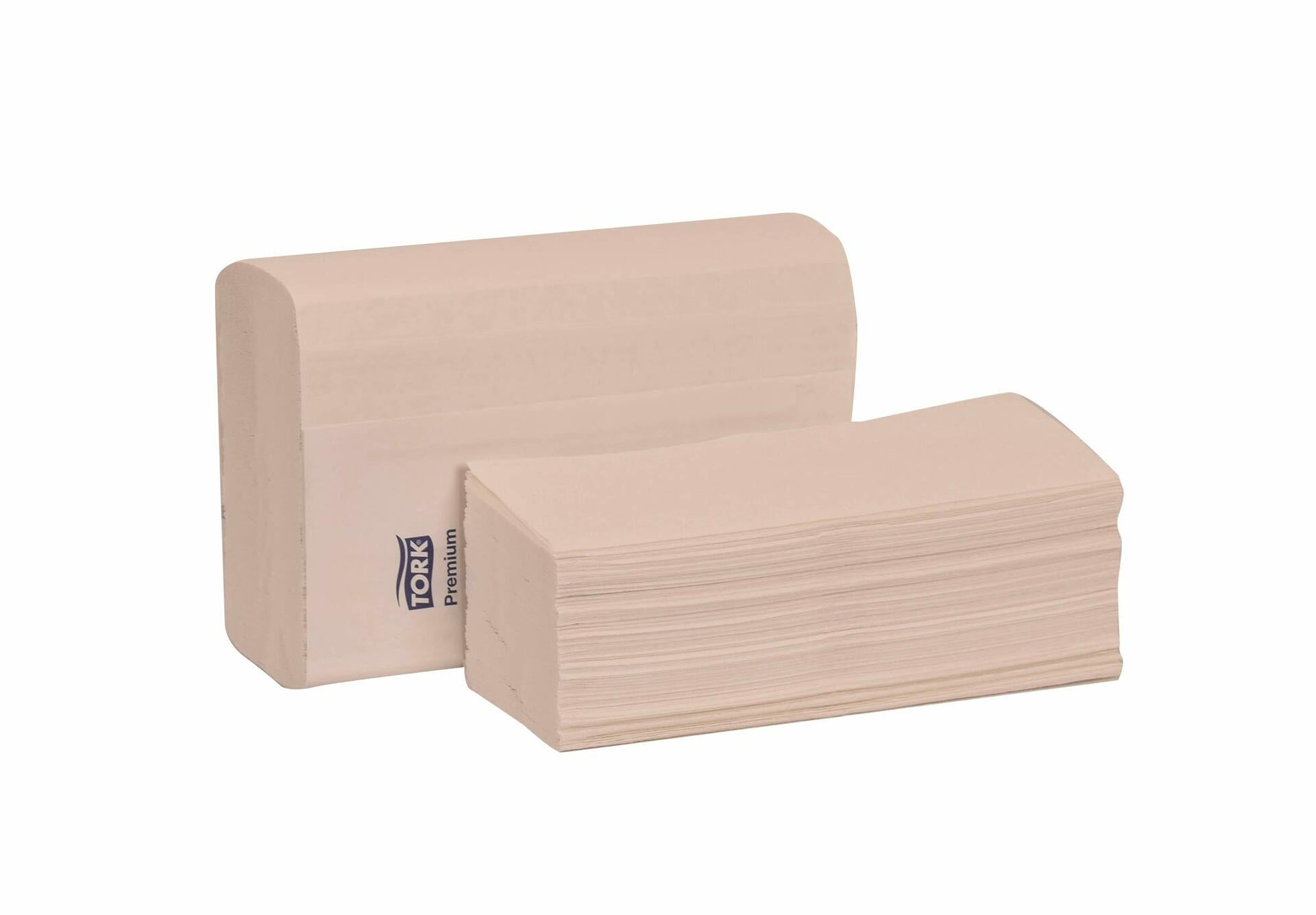 Tork 420570 Premium Multifold Paper Hand Towel, 3-Panel, 1-Ply, White (Case of 12 Packs, 250 per Pack, 3,000 Towels per Case)