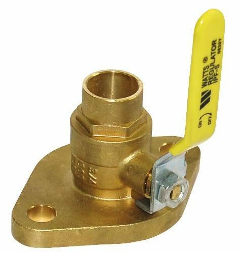 Watts Water Technologies Brass Isolation Pump Flange, 3/4" Sweat