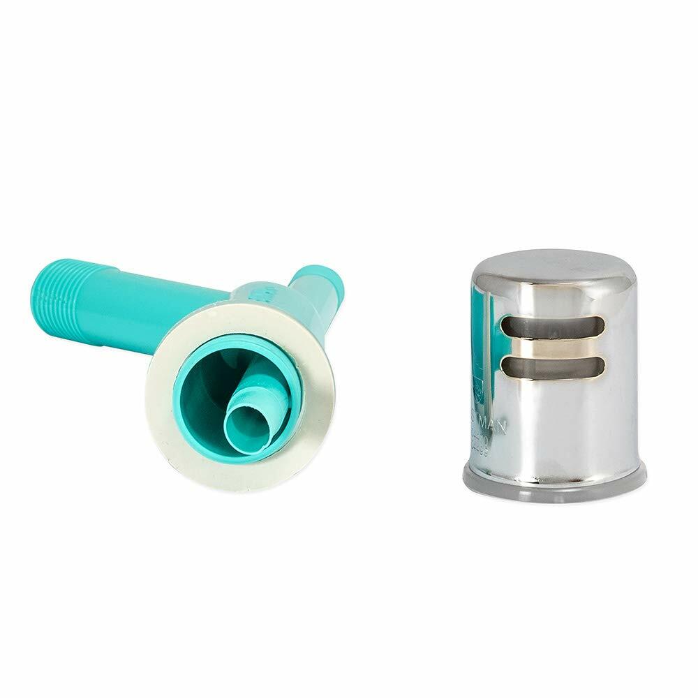 Eastman Heavy-Pattern Air Gap with Brushed Nickel Cap, Blue, 40471